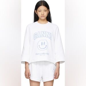 trendy ganni sweater!